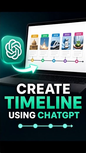 Create timeline view using Chatgpt #chatgpt #aitools #aivideo #project #students #trending #tech