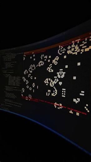 Conway's game of life with Python#gameoflife#conway#viral#python#viralvideos#study