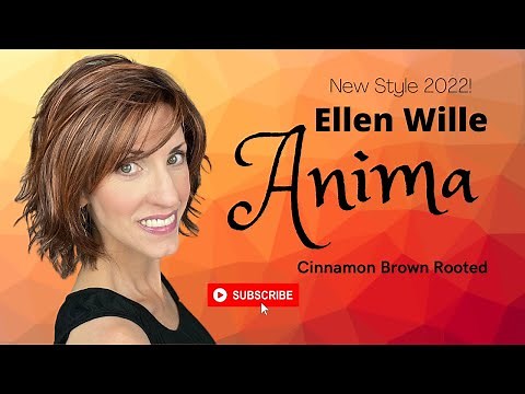 Ellen Wille ANIMA Cinnamon Brown Rooted Wig Review! New for 2022!