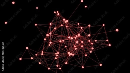 抽象データネットワークのループアニメーション