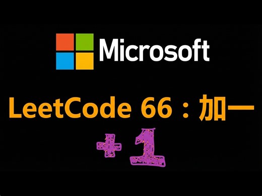 【中配】加一：LeetCode 66 题 Python 详解 - NeetCode