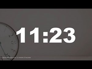 11 minutes 23 seconds [683 secs] clock timer countdown || Alarm Focus