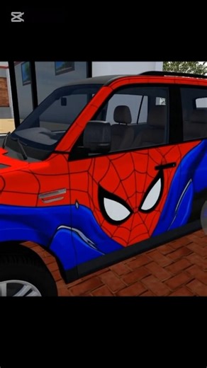Franklin car convert to spider man car 😱 🚩 😱 #ibd3d #viral #shorts