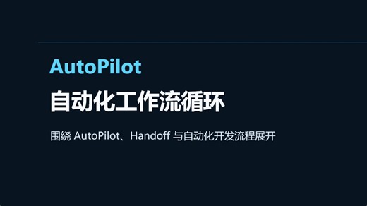 轻松实现自动化编排 Autopilot Agent Handoffs 构建自己的自动化任务流