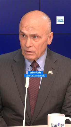 "The GDP per capita of Germany, the industrial giant of Europe, is now below that of the state of West Virginia." US Ambassador to the EU, on #EuropeToday. Watch the full interview on Euronews: ➡️ [SHORTLINK] | Euronews English