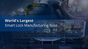 6.8K views · 20 reactions | Step into the future of security at Kaadas' groundbreaking 160,000 sqm smart security industry park—the world's largest smart lock manufacturing base! We're unveiling the secrets behind Kaadas' cutting-edge manufacturing prowess. Kaadas Global Site: https://www.kaadasgroup.com/ Kaadas North America: https://www.kaadassolutions.com/ | Kaadas Smart Door Lock | Facebook