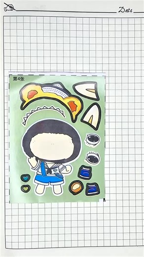 🌈 DIY Labubu Sticker #stickers #asmrvideos #diysticker