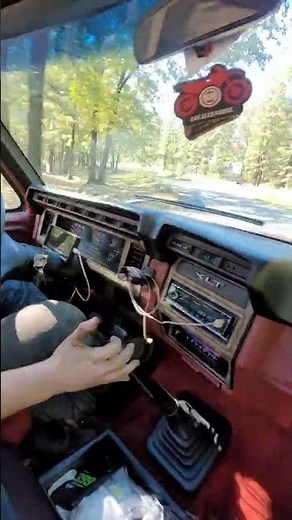 First drive with the zf5! 1986 f150 np435 to zf5 swap! No exhaust