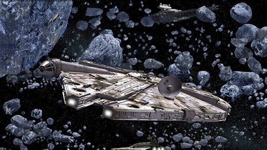 How empty is our solar system?