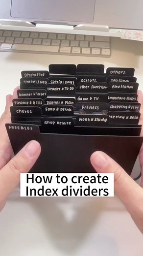 Happy Saturday! Here is how I create the index tab dividers for my sticker inventory and sticker storage. I use the silhouette software for my project. The card stock I used is 90lb. Hope it helps🥰💕💕 Have an amazing weekend!🌸 #paperechos #dividers #indextabs #inventorymanagement #smallbusiness #shopvlog #smallbusinesstips #smallbusinessowner #stickershop #etsyshop #plannerstickers