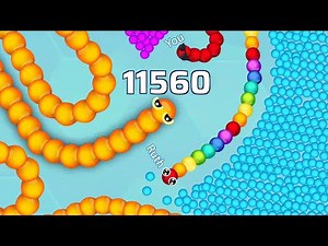 SNAKE.IO - Snake Games, Slither io Gameplay, Level Up Snake, Free Android iOS Web Game