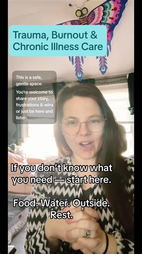 When everything feels confusing: Eat. Drink water. Step outside. Rest. Start simple. Your body responds to basics. #BurnoutRecovery #TraumaHealing #NervousSystemCare #ChronicIllnessLife #MentalHealthTips