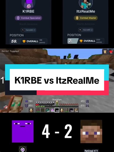 Intense Minecraft PvP Battle on K1RBE Live