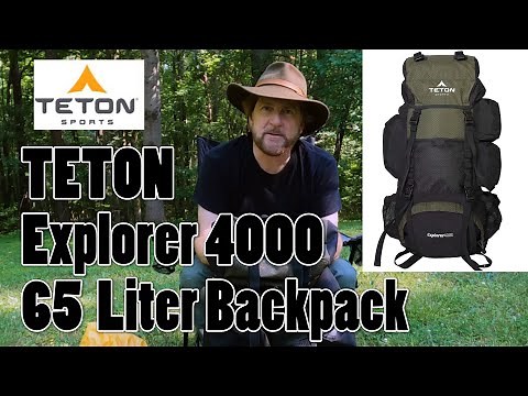 TETON Sports Explorer 4000 Internal Frame Backpack Review | 65 Liter | 4000 Cubic Inch