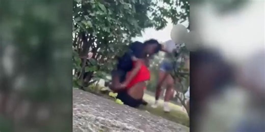 USPS mail carrier in uniform seen beating 10-year-old girl outside of elementary school