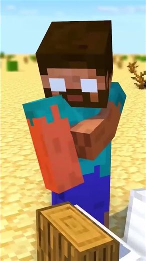 HELP Herobrine Break Bedrock! Entity Notch & One Punch Man Attack (Minecraft) #shorts