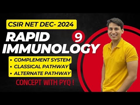 IMMUNOLOGY FOR CSIR NET | COMPLEMENT SYSTEM, CLASSICAL PATHWAY, ALTERNATE PATHWAY | BY PARAM SIR