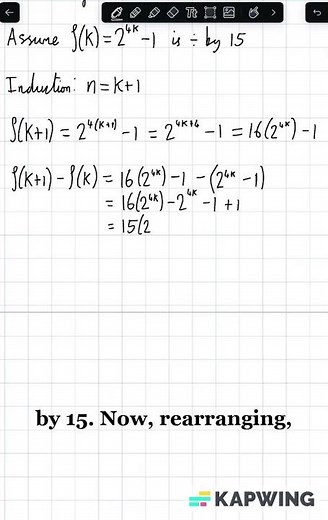 DIVISIBILITY PROOF BY INDUCTION | A-LEVEL FURTHER MATHS #maths #proofs #divisibility #mathematics