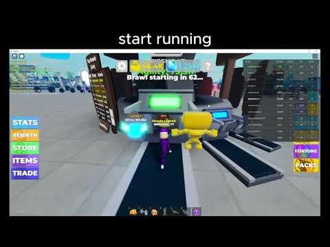 how to auto run in muscle legends #musclelegends #games #roblox