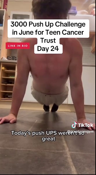 Day 24 #fyp #teencancerawareness #cancersucks #donation #challenge #awareness #gym @Teenage Cancer Trust