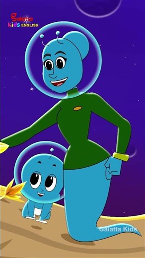 The Moon Song - Alien version | English Nursery Rhymes for Children | Galatta Kids | Kids Song