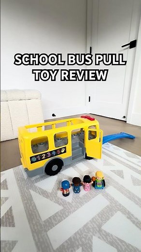 Fisher-Price Little People Pull-Along School Bus 🚍 | Toddler Toy Review