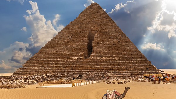 The Pyramid Scar That Defies Time