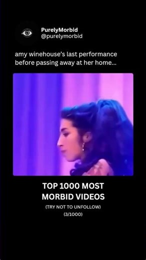 Amy Winehouse’s Last Moments on Stage 💔🎤 #darkreality