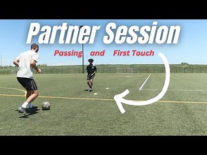 Partner Training Session For Footballers/Soccer Players | Improve First Touch & Passing