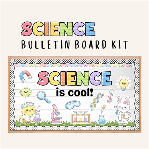Science Bulletin Board Kit, Printable, Editable Classroom Decor (digital Download) - Etsy