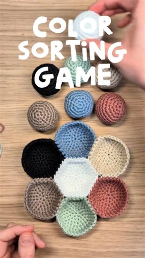 Crochet Montessori Color Sorter – Easy DIY! 🌈 #diy #crochet #amigurumi #beginnercrochet #diytoys