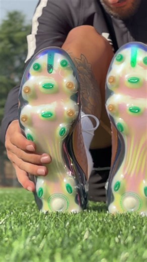 UA boots shine like gold ✨ #bootsclub #footballboots #football #asmr #underarmour