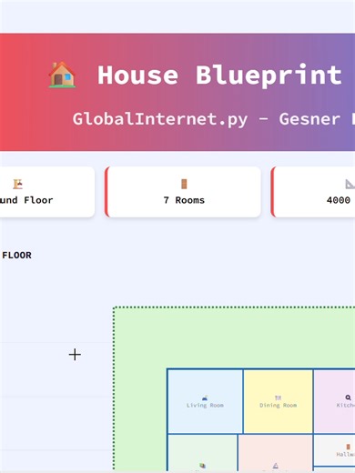 🚀 Introducing the Future of Home Design: The GlobalInternet.py House Planner Are you ready to stop dreaming and start building? Gesner Deslandes, Owner, Founder, and Chief Engineer of GlobalInternet.py, is proud to unveil a revolutionary, interactive House Blueprint Planner. This isn't just software; it's your vision brought to life with precision engineering and high-end 3D visualization. Whether you are a homeowner, a developer, or a visionary, our platform provides the tools you need to mast