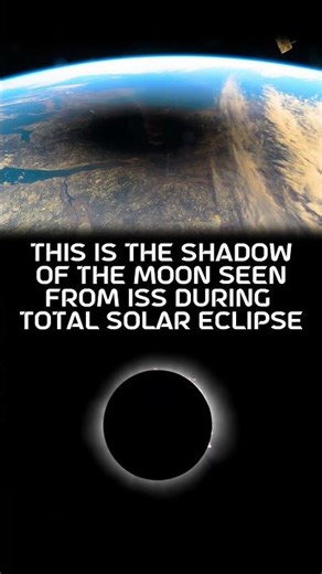 A Shadow from Space Touches Earth 🌑