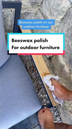 DIY Beeswax Polish for Outdoor Teak Furniture