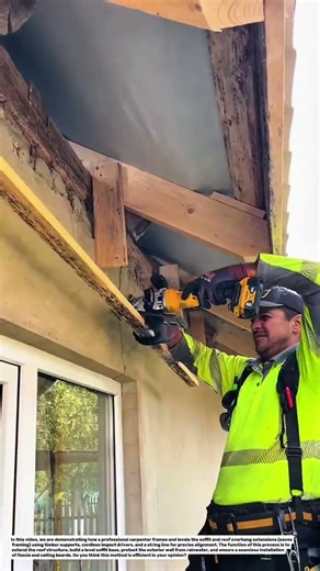Roof Eaves & Soffit Framing Hack: How to Level Roof Overhangs Perfectly!.