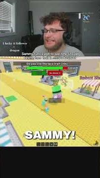Sammy runs a poll to see if he should delete taco trait in steal a brainrot