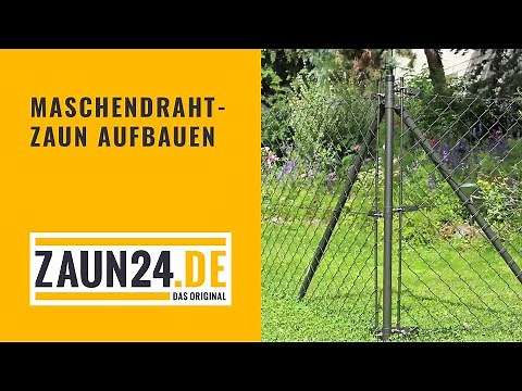 Maschendrahtzaun aufbauen - Montagevideo | GAH Alberts