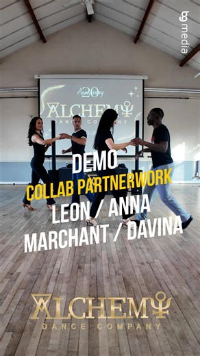 Collaborative Partnerwork workshop demo 🕺🕺💃💃 Leon & Anna / Marchant & Davina 📍 Alchemy Dance 20th Anniversary Party, Basingstoke 🇬🇧 🎥 @bgumedia #salsa #mambo #on2 | Alchemy Dance Salsa Hampshire