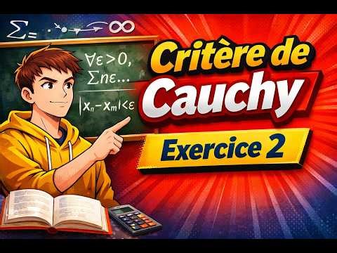 Critère de Cauchy d’une suite numérique - Exercice corrigé #maths