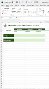 32K views · 690 reactions | Dos funciones para unir textos en excel #Excel #office #tutorial | El Pollo Excel-ero | Facebook
