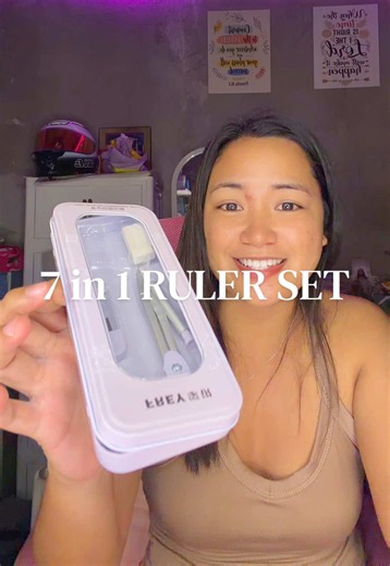 7 in 1 RULER SET — Murang Measuring Ruler Set para sa School