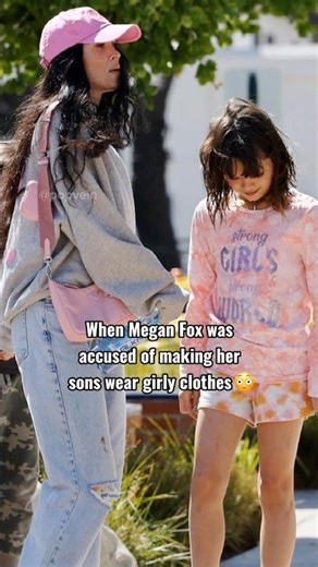 When Megan Fox was accused of making her sons wear girly clothes 😭