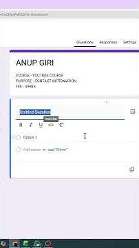 How To Create A Google form | Google Forms Kaise Banaye 2026 #googleformskaisebanaye