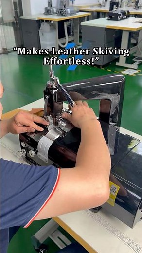 REER 801 Leather Skiving Machine Test | Precision Leather Edge Skiving for Bags, Shoes & Upholstery