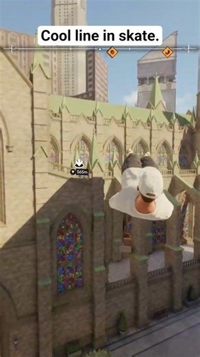 Double window thread at the church🛹🔥#skating