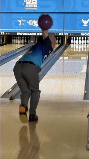 This 37 foot flat oil pattern was VERY touchy 😵🎳 #pbatour #usopen #bowling