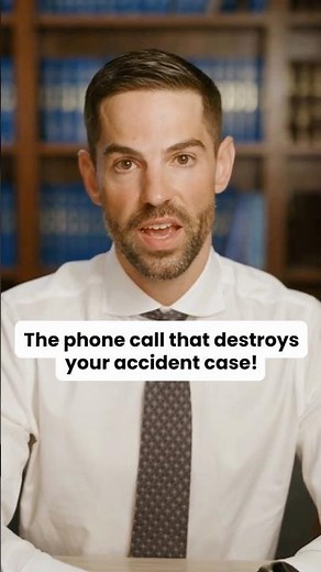 Accident Claim Mistake: Calling Insurance Company First #shorts #law #lawyer