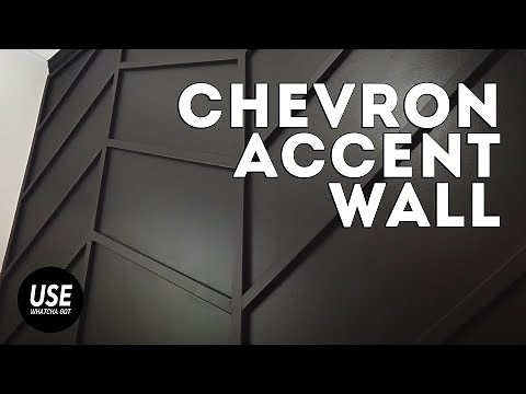 How to Create The Perfect Chevron Accent Wall