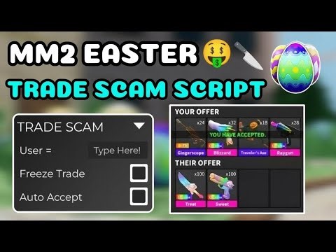 [NEW🐰] Mm2 Script | Trade Freeze Trade Scam Script 2026 WORKING ON EASTER UPDATE